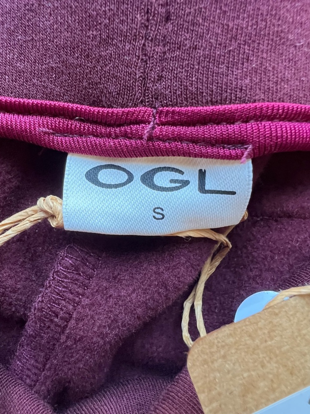 NWT OGL Tummy Warmer Pin-Tuck Wide Leg Pants in Ruby Berry - Picture 10 of 15